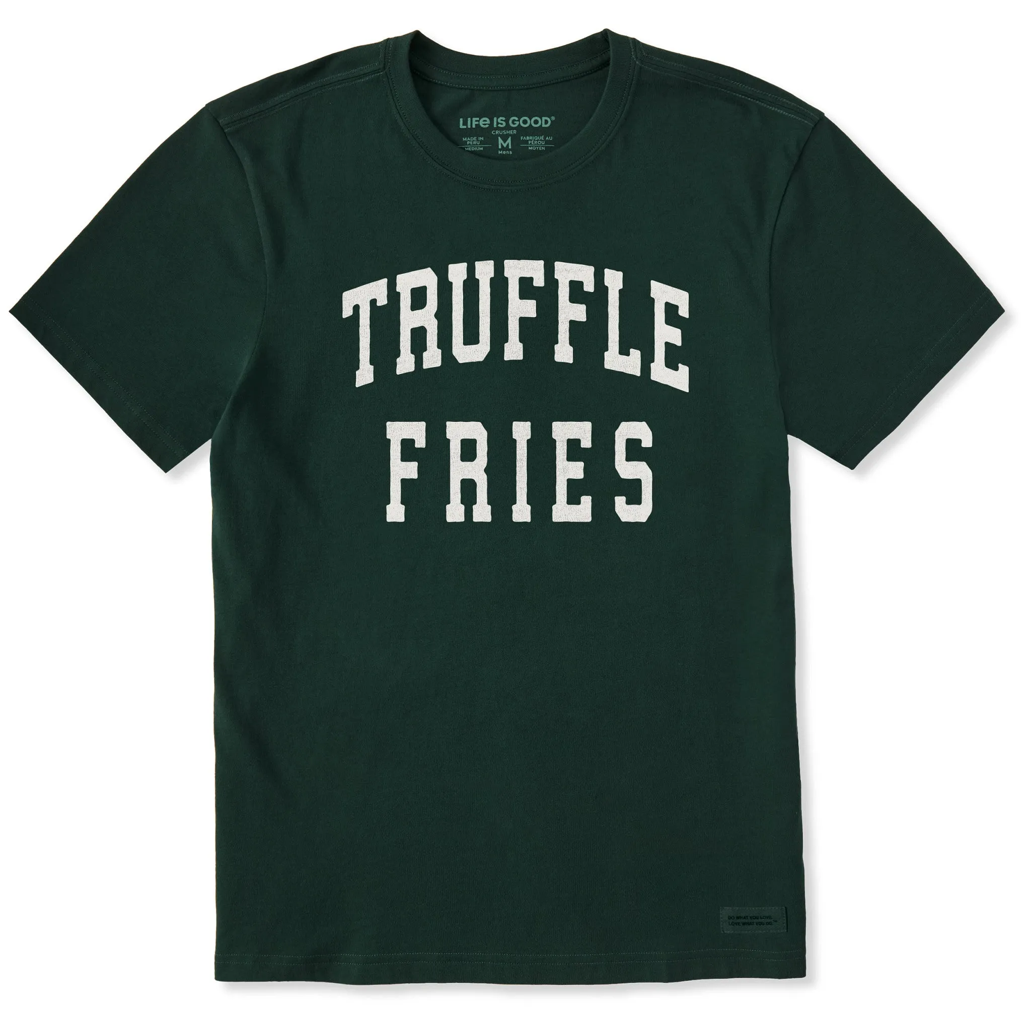 Men's Truffle Fries Arch Short Sleeve Crusher Tee sold by Life is Good