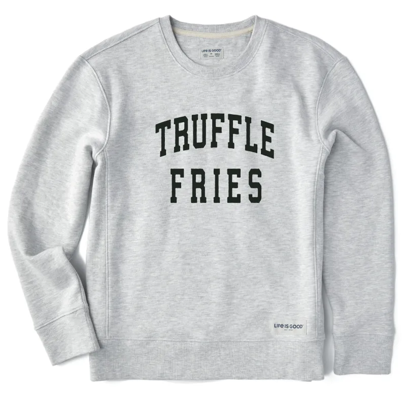 Women's Truffle Fries Arch Simply True Fleece Crew sold by Life is Good