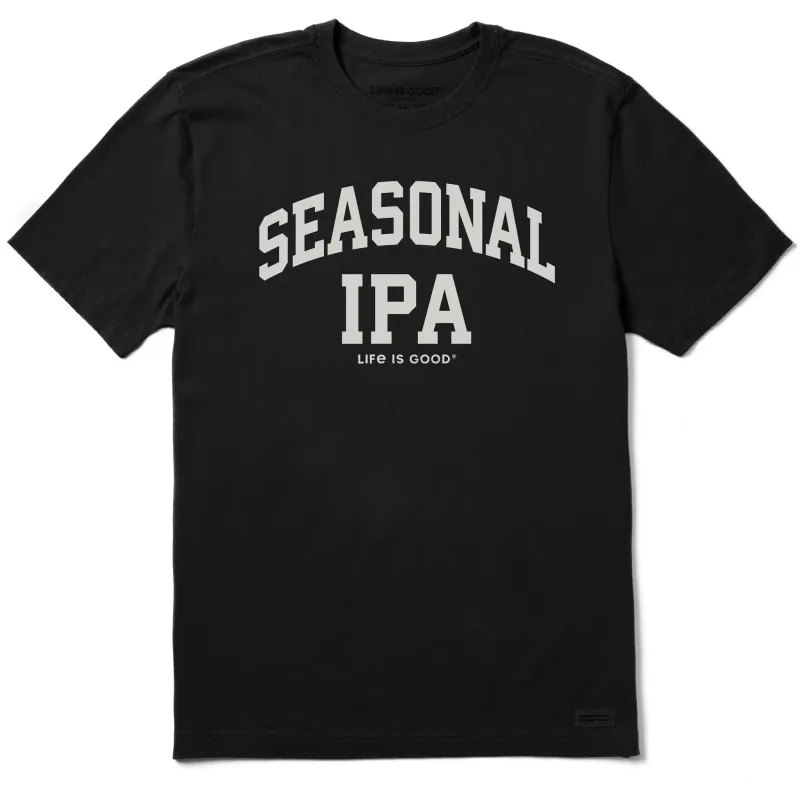 Men's Seasonal IPA Arch Short Sleeve Crusher Tee sold by Life is Good