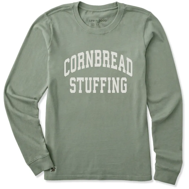 Women's Cornbread Stuffing Long Sleeve Crusher Tee sold by Life is Good