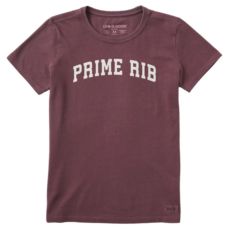 Women's Prime Rib Arch Short Sleeve Crusher Tee sold by Life is Good