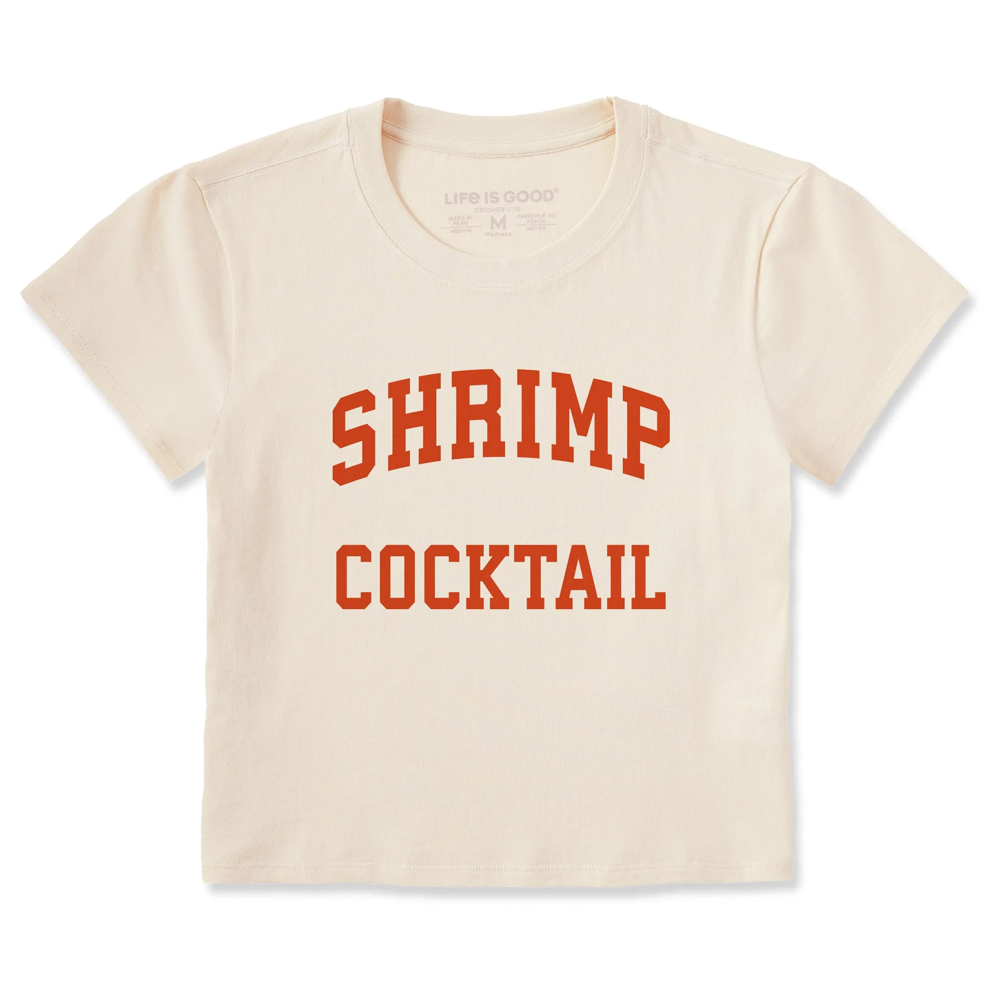 Women's Shrimp Cocktail Arch Crusher-LITE Shrunken Tee sold by Life is Good