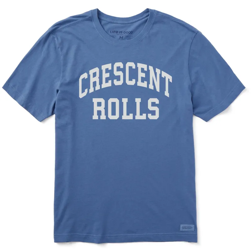 Men's Crescent Rolls Arch Short Sleeve Crusher Tee sold by Life is Good