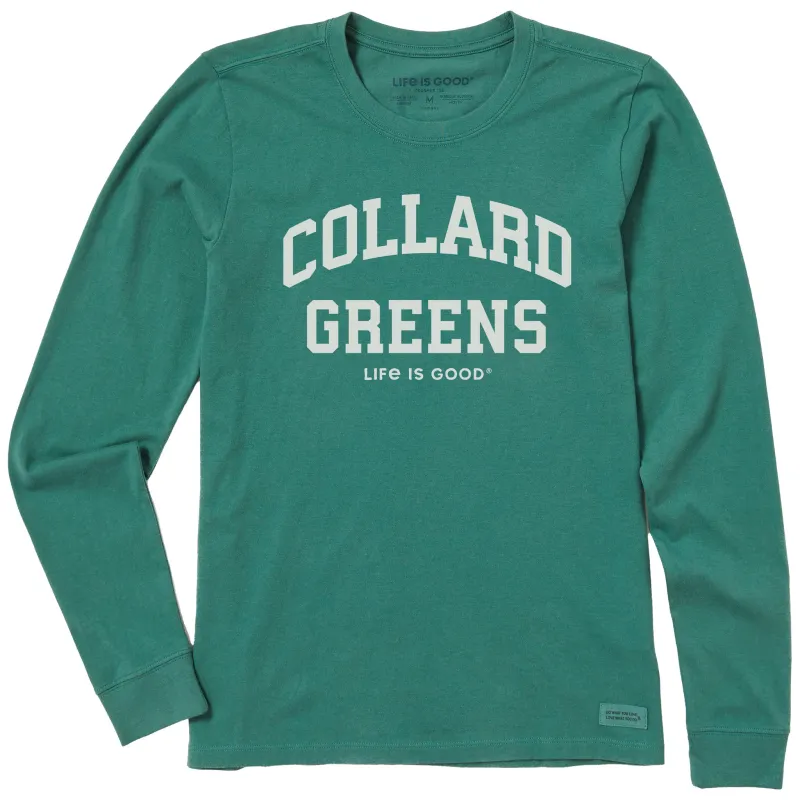 Women's Collard Greens Arch Long Sleeve Crusher Tee sold by Life is Good
