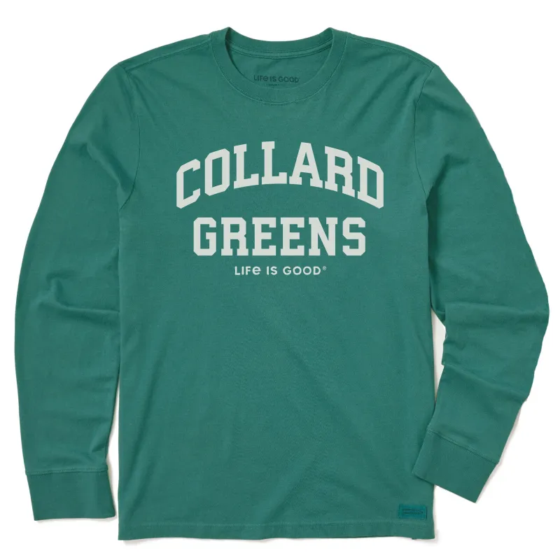 Men's Collard Greens Arch Long Sleeve Crusher Tee sold by Life is Good