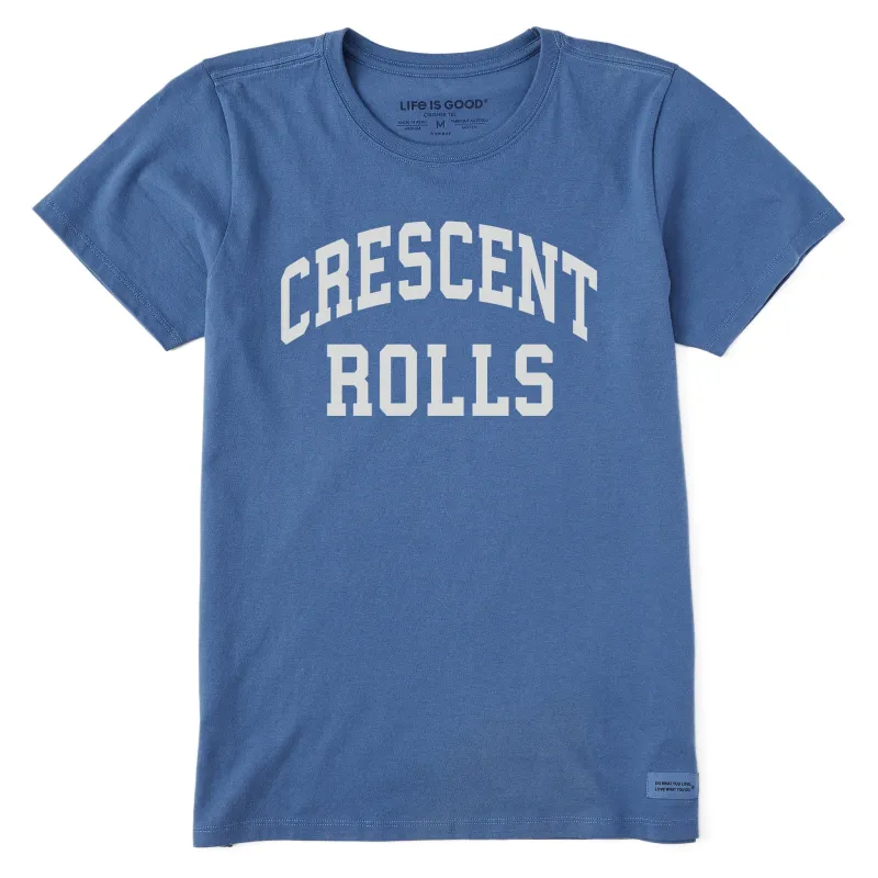 Women's Crescent Rolls Arch Short Sleeve Crusher Tee sold by Life is Good