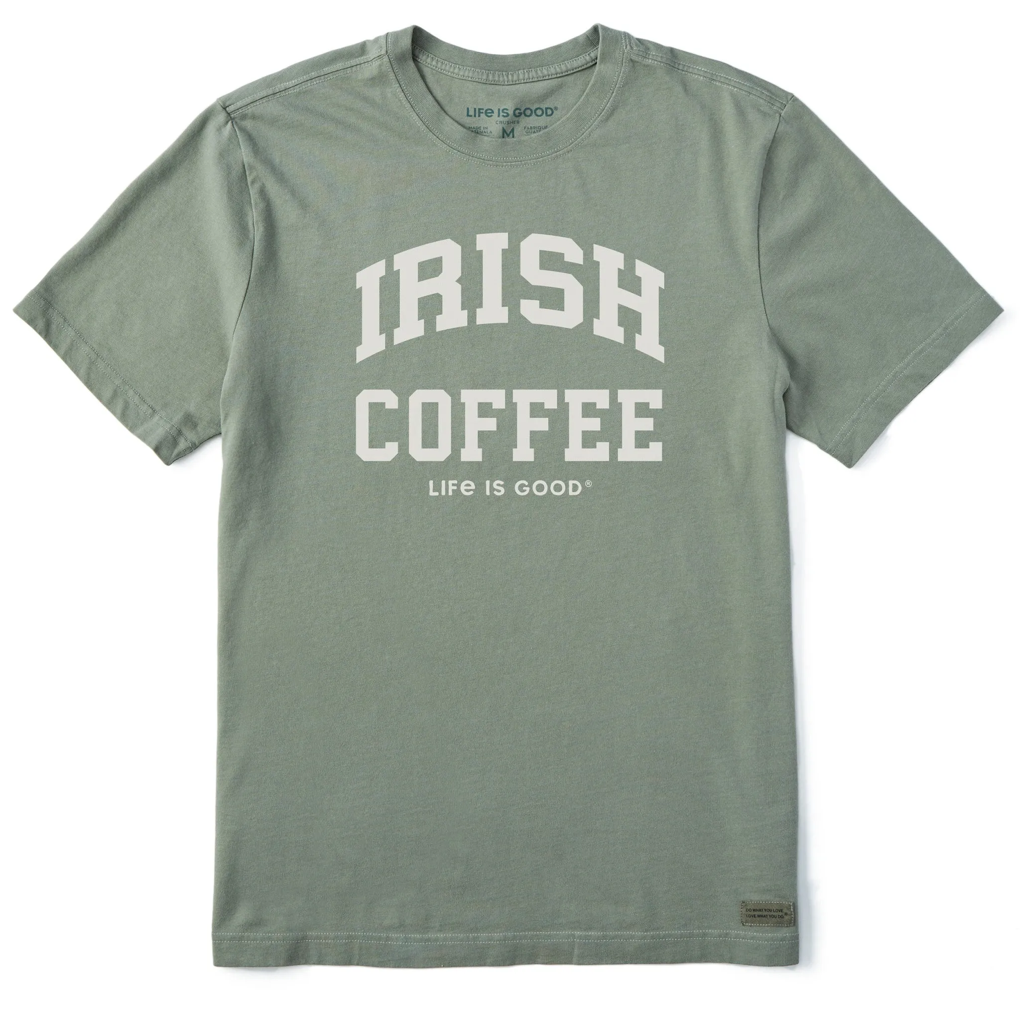 Men's Irish Coffee Arch Short Sleeve Crusher Tee sold by Life is Good