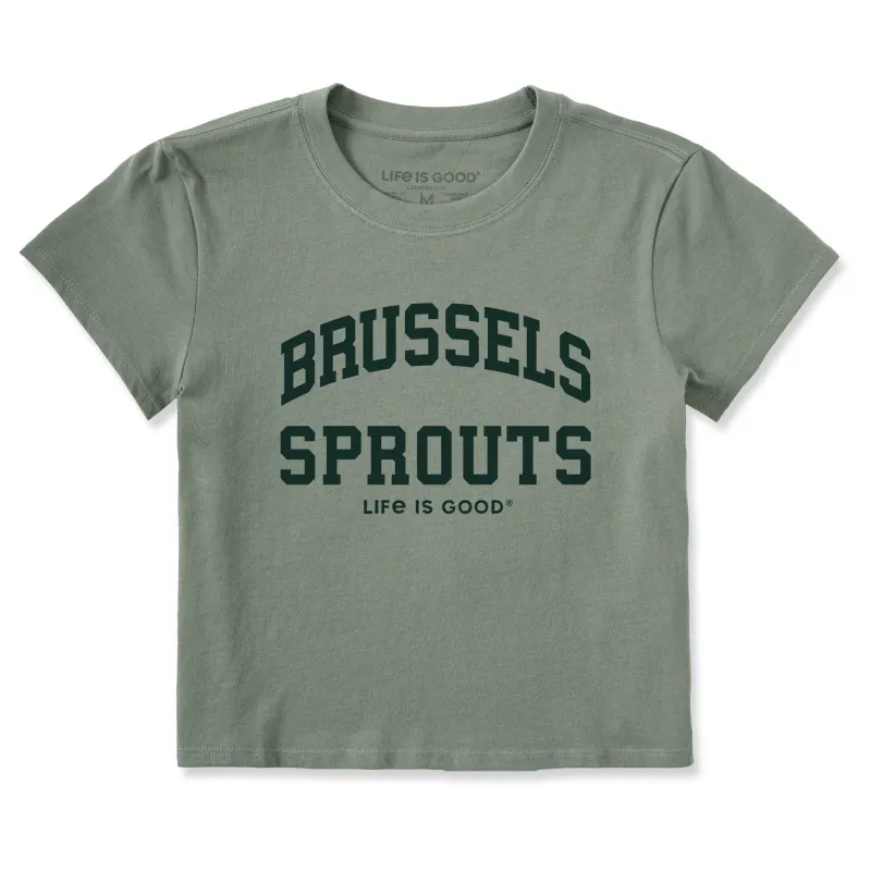 Women's Brussels Sprouts Arch Crusher-LITE Shrunken Tee sold by Life is Good