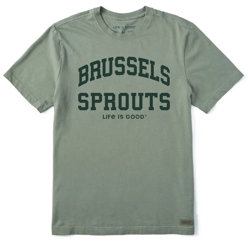 Men's Brussels Sprouts Arch Short Sleeve Crusher Tee sold by Life is Good