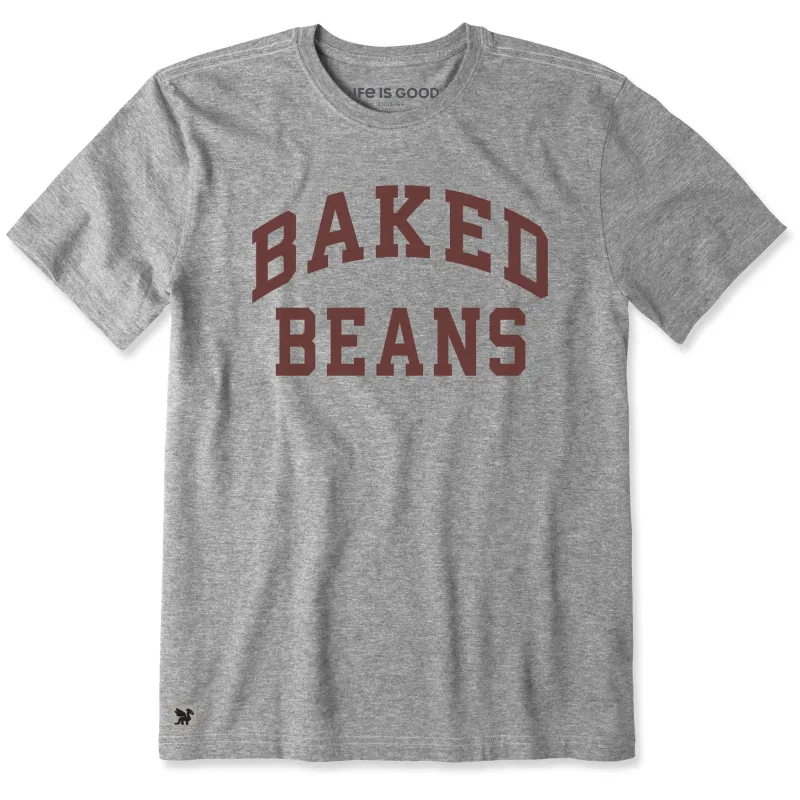 Men's Baked Beans Arch Short Sleeve Crusher Tee sold by Life is Good