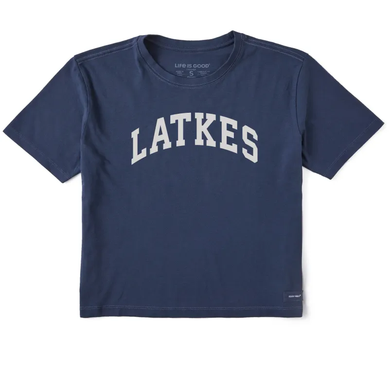 Women's Latkes Short Sleeve Crusher Boxy Tee sold by Life is Good