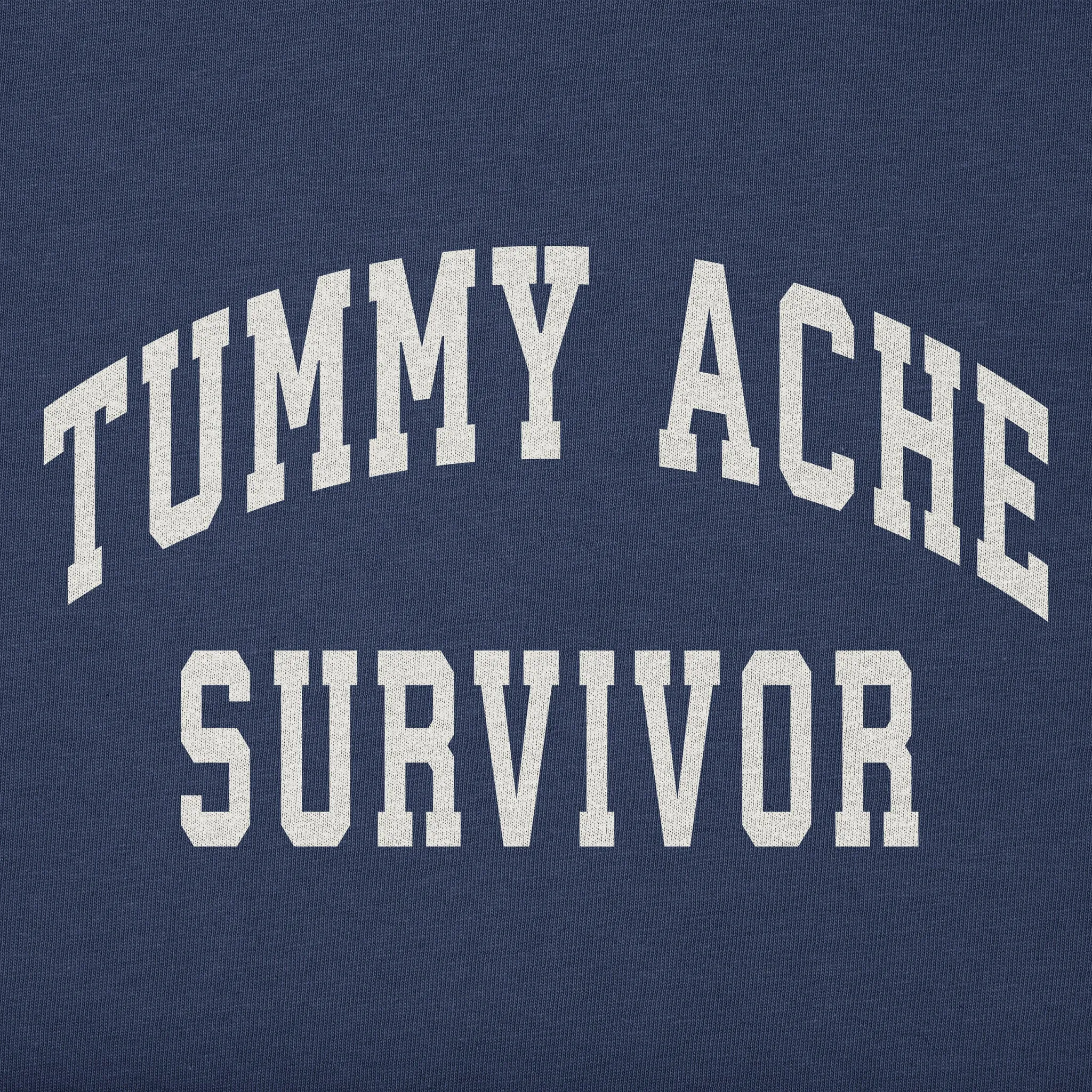 Women's Tummy Ache Survivor Arch Short Sleeve Crusher Boxy Tee sold by Life is Good product image thumbnail 2