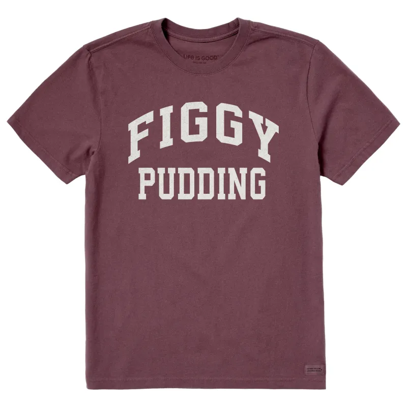 Men's Figgy Pudding Short Sleeve Crusher Tee sold by Life is Good