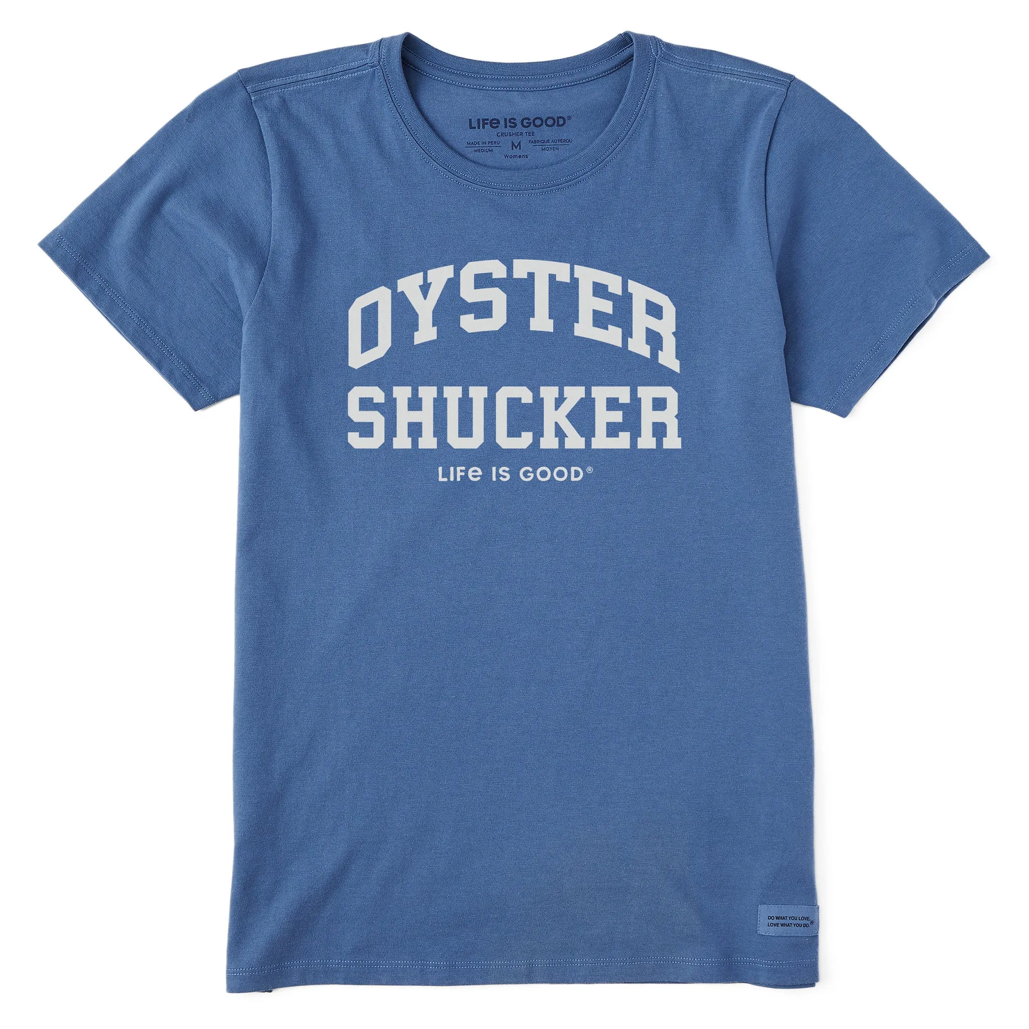 Women's Oyster Shucker Arch Short Sleeve Crusher Tee sold by Life is Good