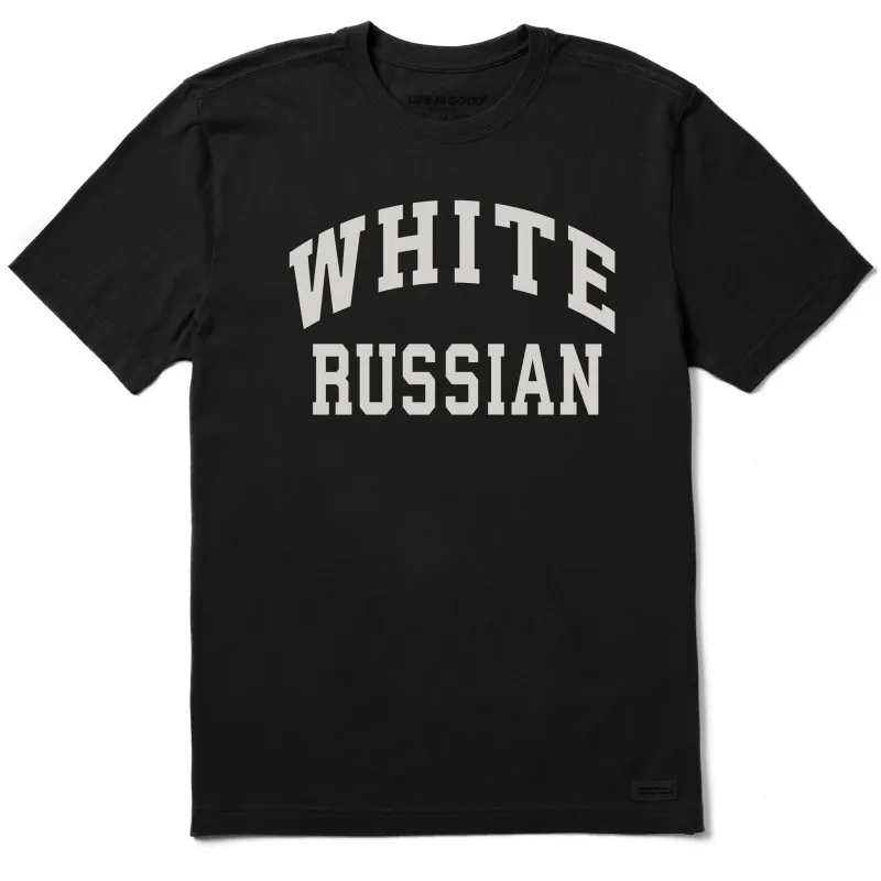 Men's White Russian Short Sleeve Crusher Tee sold by Life is Good