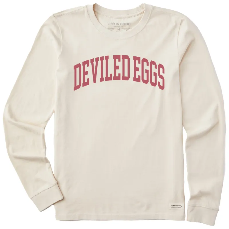 Women's Deviled Eggs Athletic Arch Long Sleeve Crusher Tee made by Life is Good