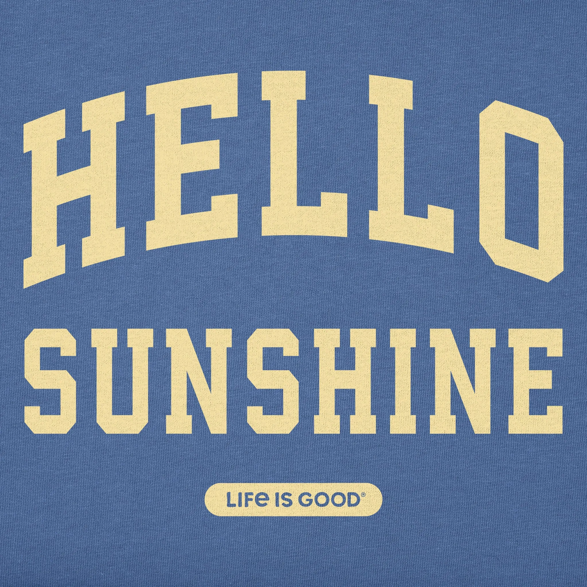 Men's Hello Sunshine Arch Short Sleeve Crusher Tee sold by Life is Good product image thumbnail 2