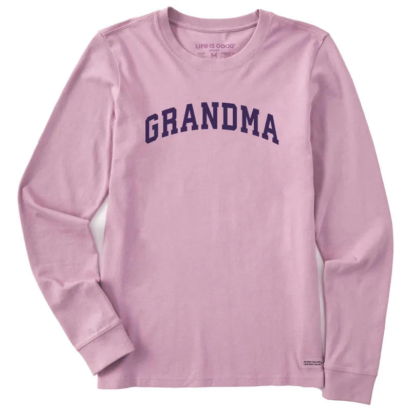 Women's Grandma Arch Long Sleeve Crusher Tee sold by Life is Good