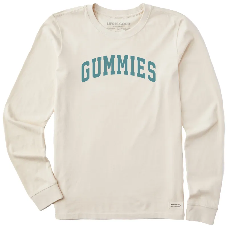 Women's Gummies Arch Long Sleeve Crusher Tee sold by Life is Good