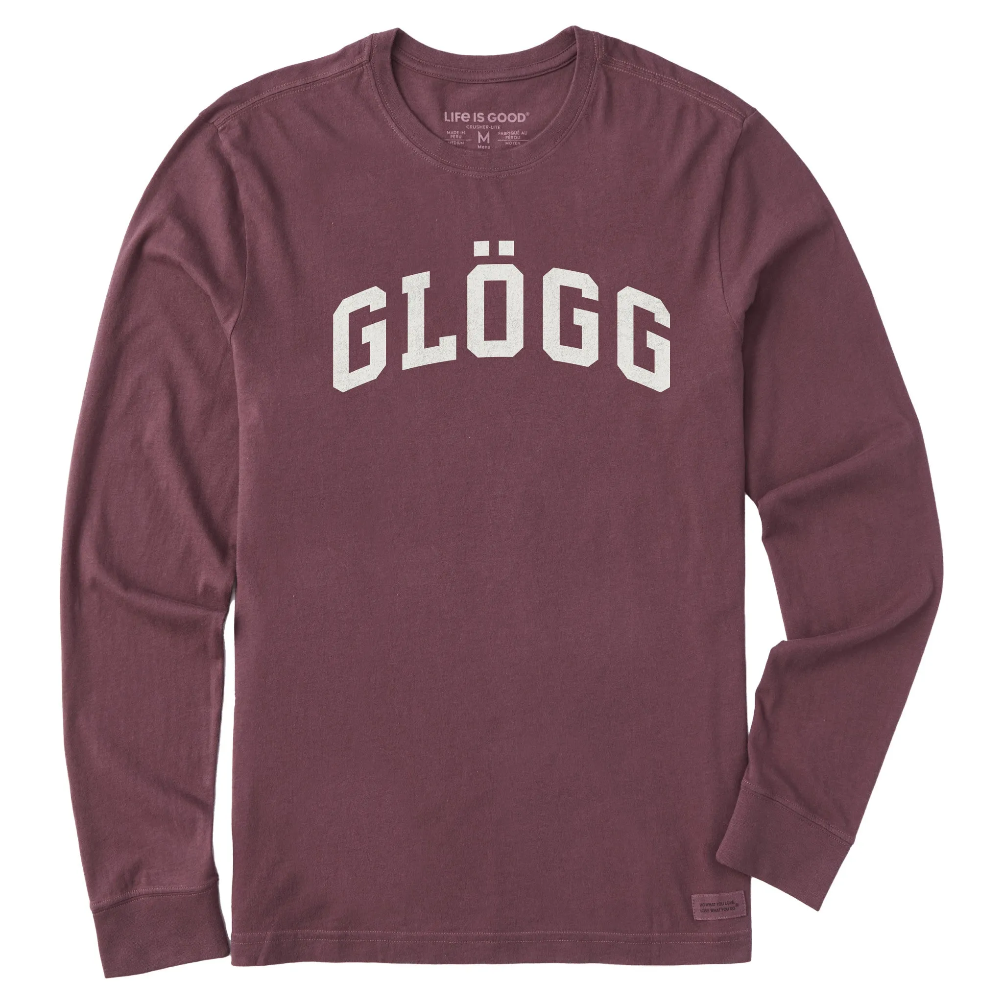 Men's Glogg Arch Long Sleeve Crusher Tee sold by Life is Good
