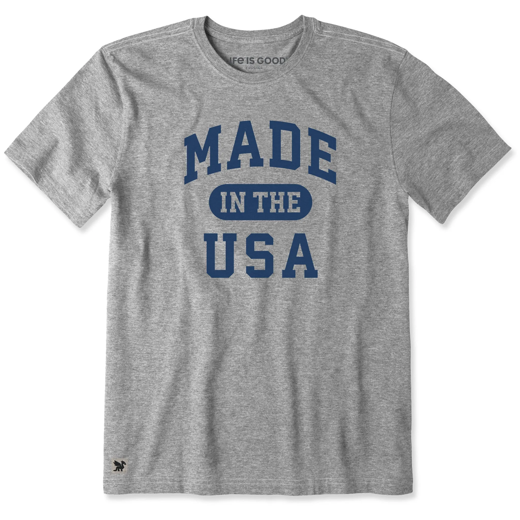 Men's Made in the USA Arch Short Sleeve Crusher Tee sold by Life is Good