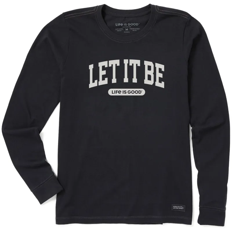 Women's Let it Be Arch Long Sleeve Crusher Tee sold by Life is Good