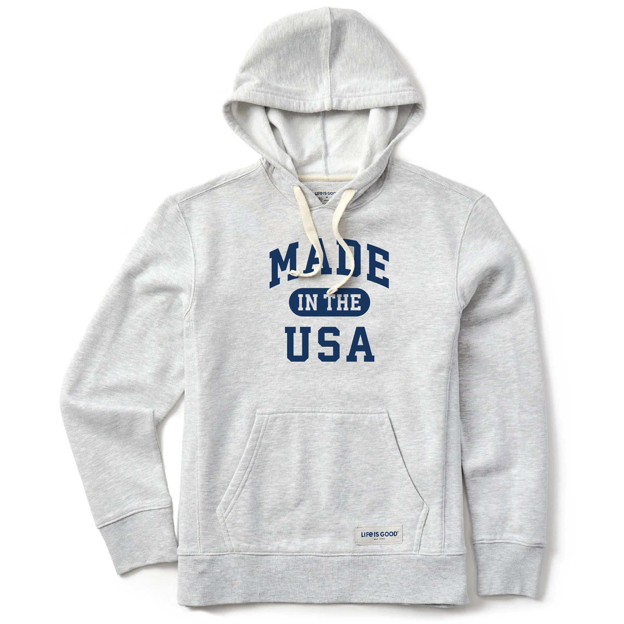 Women's Made in the USA Arch Simply True Fleece Hoodie sold by Life is Good
