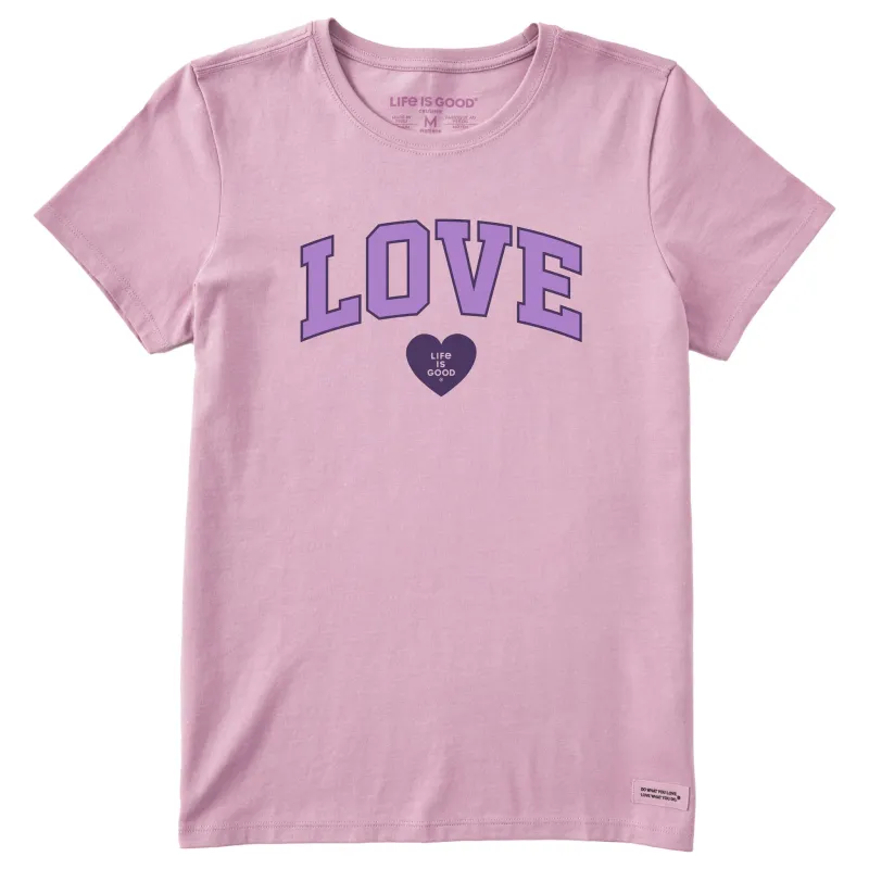 Women's Love Arch Short Sleeve Crusher Tee sold by Life is Good