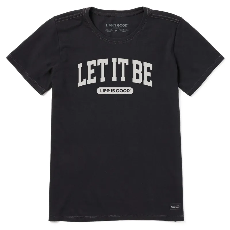 Women's Let it Be Arch Short Sleeve Crusher Tee sold by Life is Good