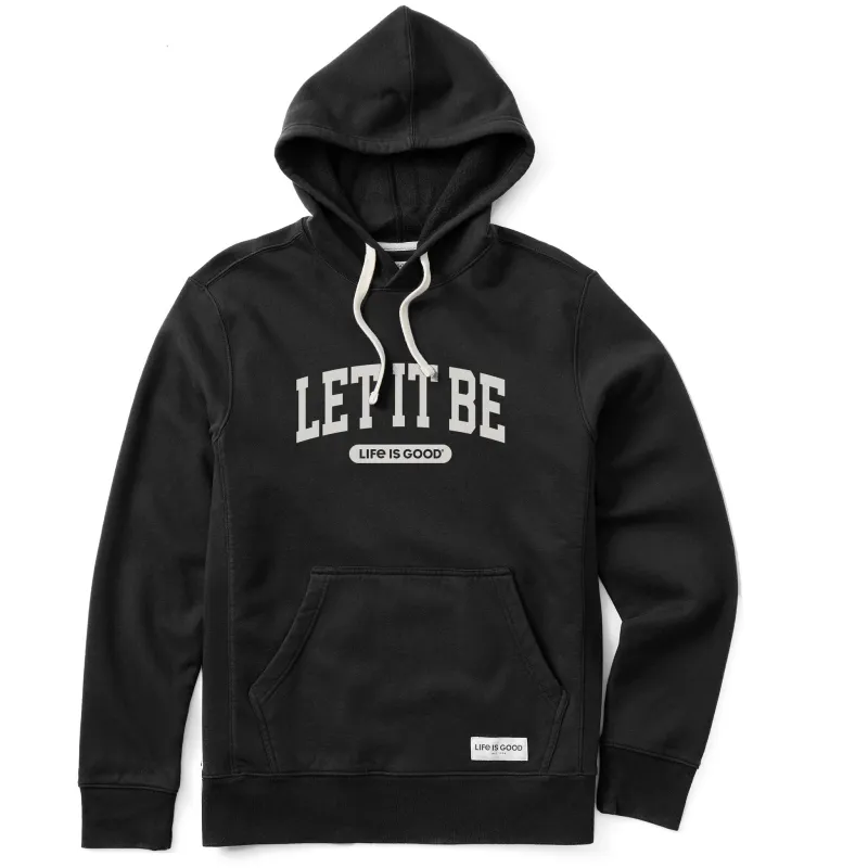 Men's Let it Be Arch Simply True Fleece Hoodie sold by Life is Good