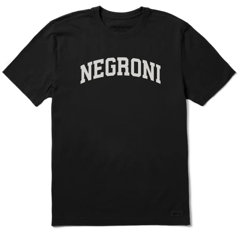 Men's Negroni Arch Short Sleeve Crusher Tee sold by Life is Good
