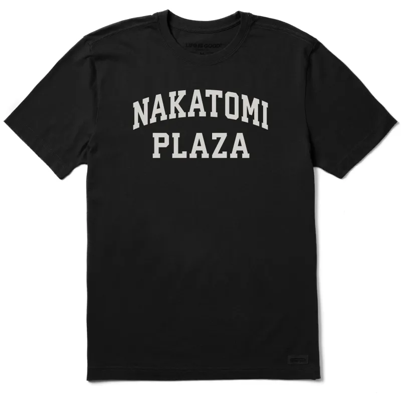 Men's Nakatomi Plaza Arch Short Sleeve Crusher Tee sold by Life is Good