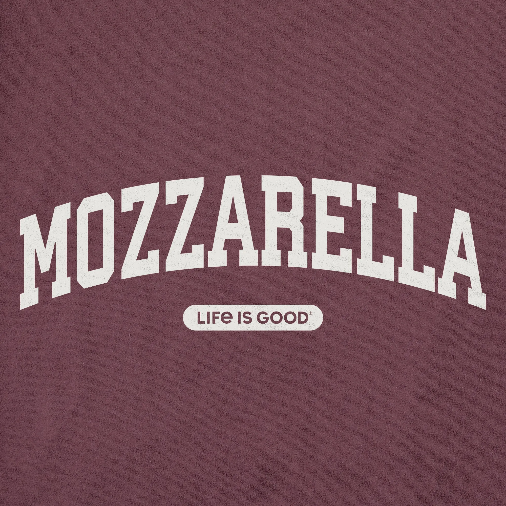 Men's Mozzarella Arch Short Sleeve Crusher Tee sold by Life is Good product image thumbnail 2