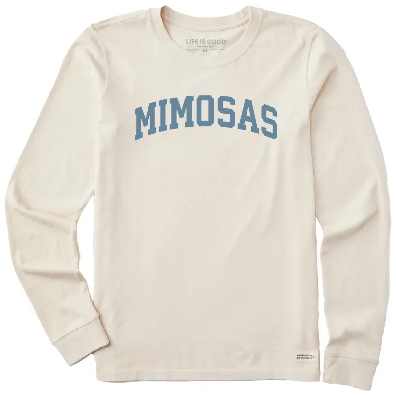Women's Mimosas Arch Long Sleeve Crusher Tee sold by Life is Good