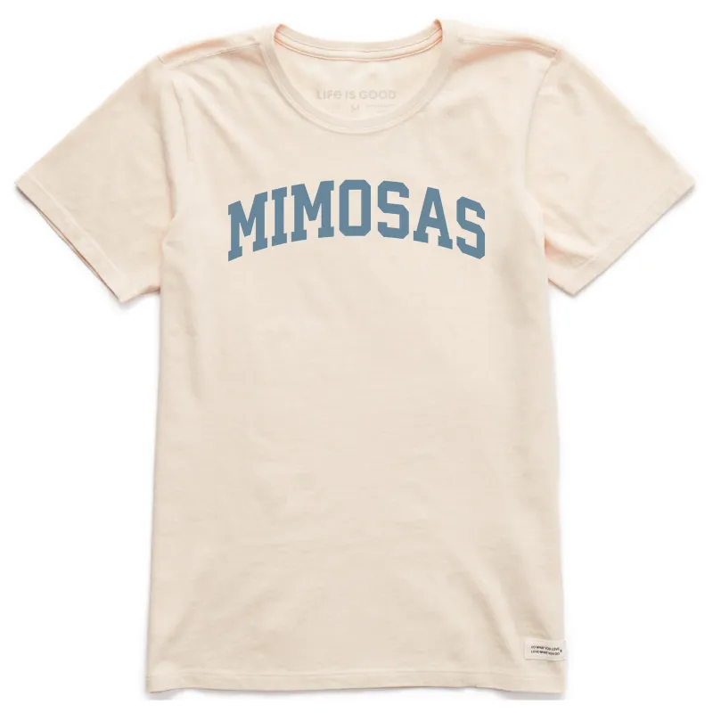 Women's Mimosas Arch Short Sleeve Crusher Tee sold by Life is Good