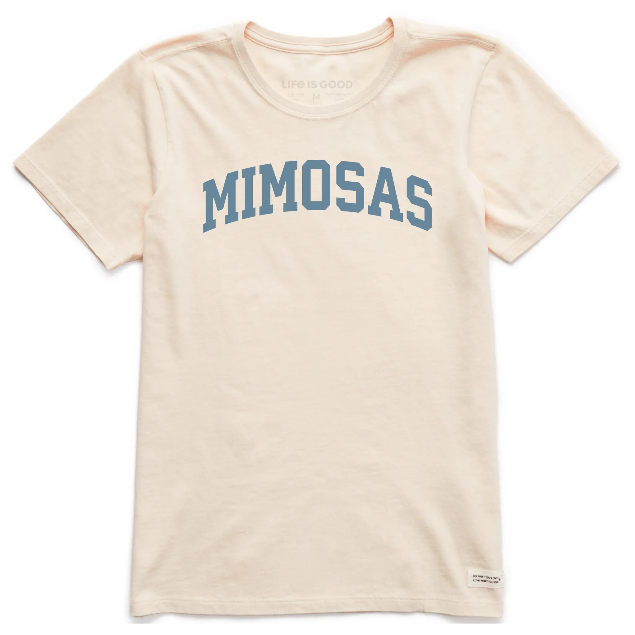 Women's Mimosas Arch Short Sleeve Crusher Tee sold by Life is Good