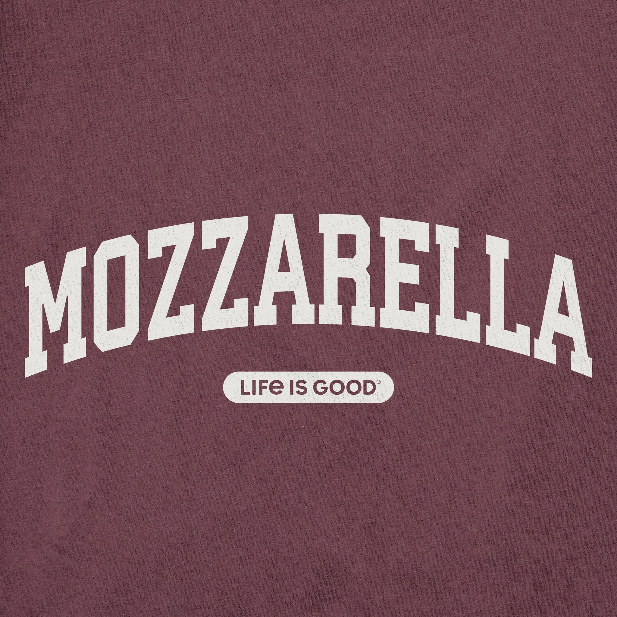 Women's Mozzarella Arch Short Sleeve Crusher Tee sold by Life is Good product image thumbnail 2