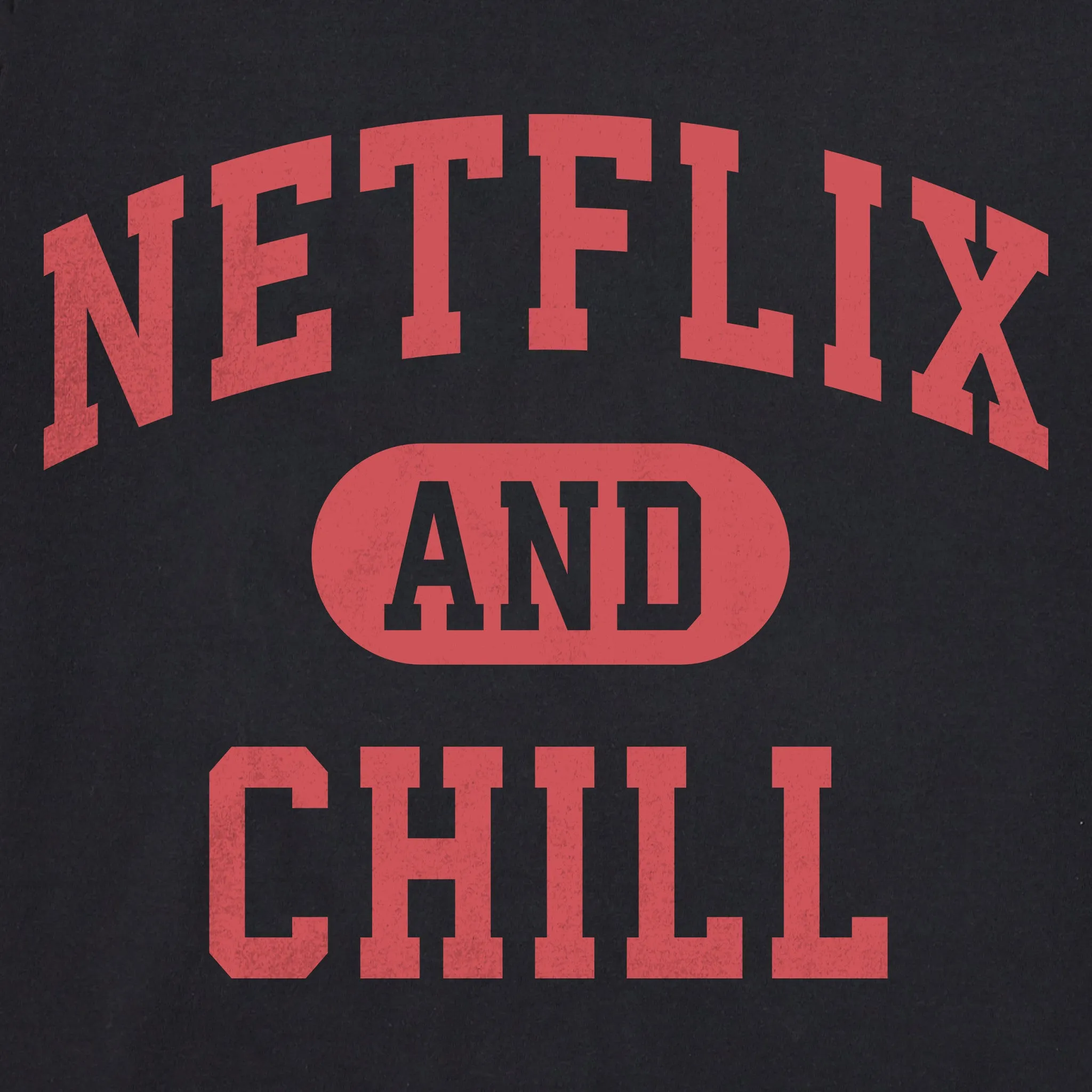 Women's Netflix and Chill Arch Long Sleeve Crusher Tee sold by Life is Good product image thumbnail 2