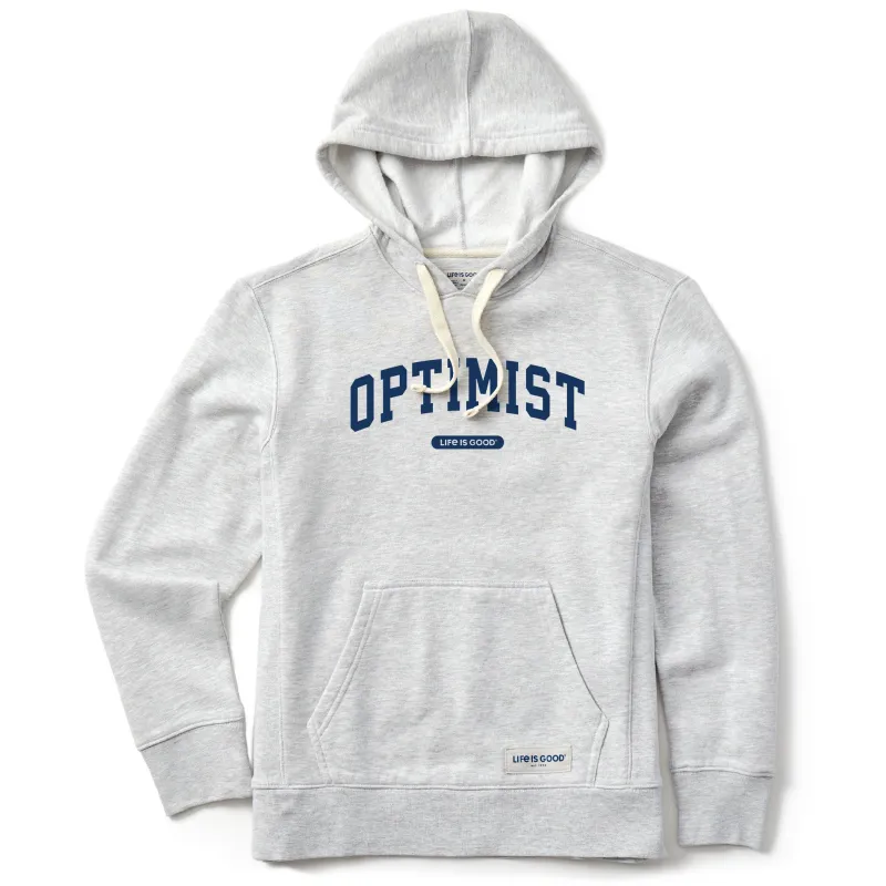 Women's Optimist Arch Simply True Fleece Hoodie sold by Life is Good