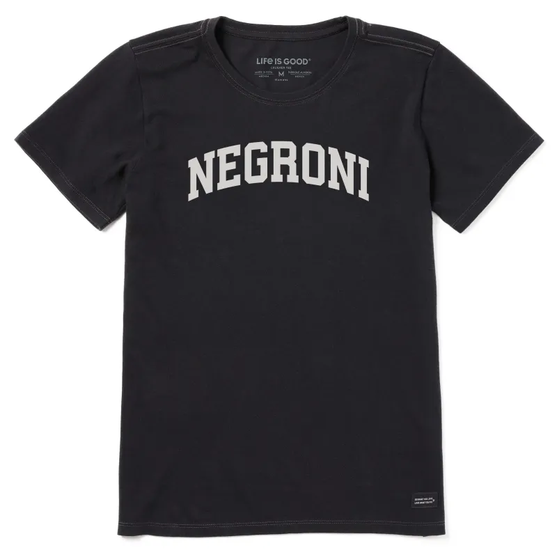 Women's Negroni Arch Short Sleeve Crusher Tee sold by Life is Good