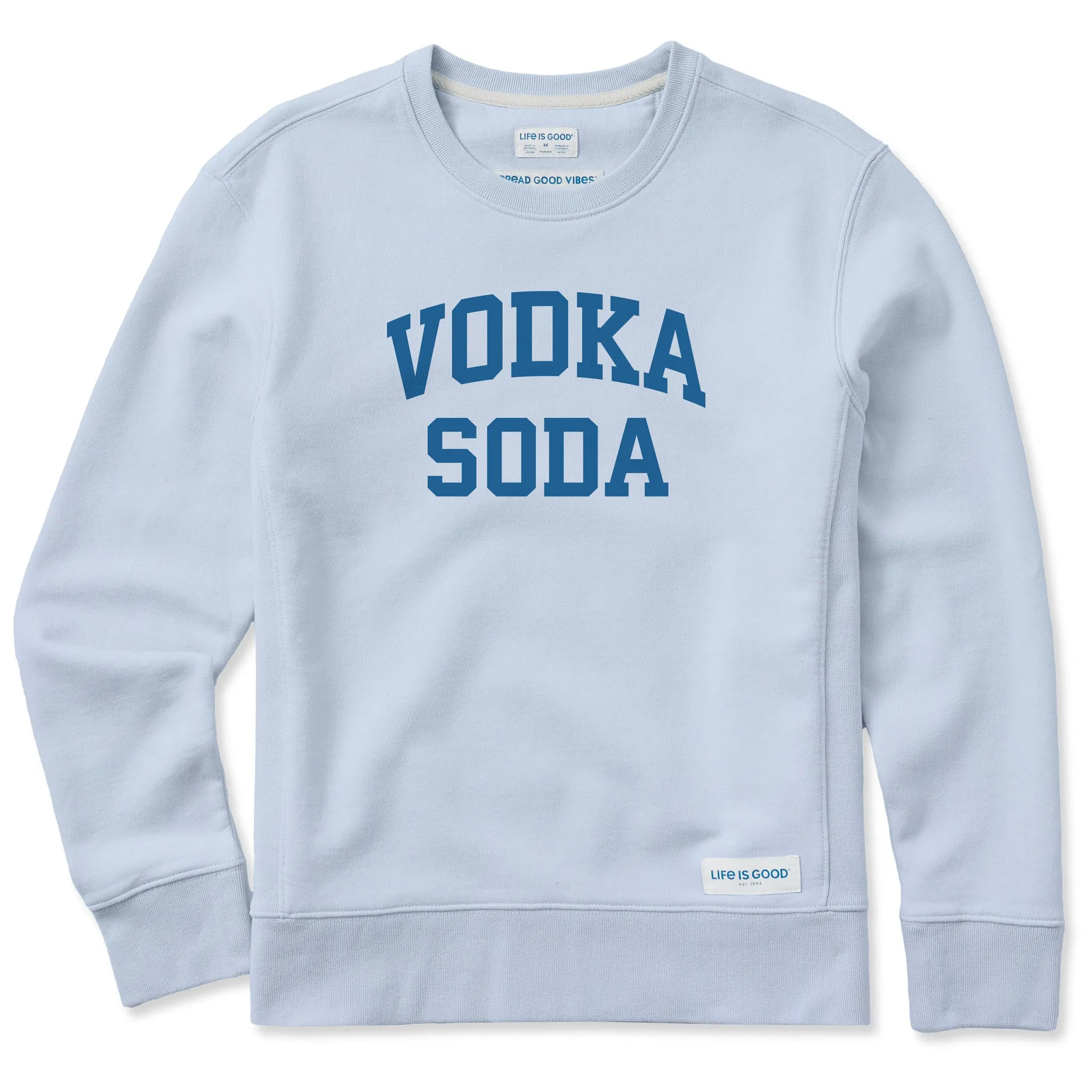 Women's Vodka Soda Arch Simply True Fleece Crew sold by Life is Good product image thumbnail 3