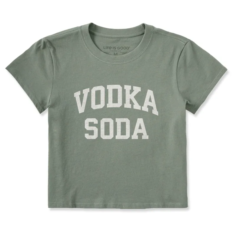 Women's Vodka Soda Arch Crusher-LITE Shrunken Tee sold by Life is Good