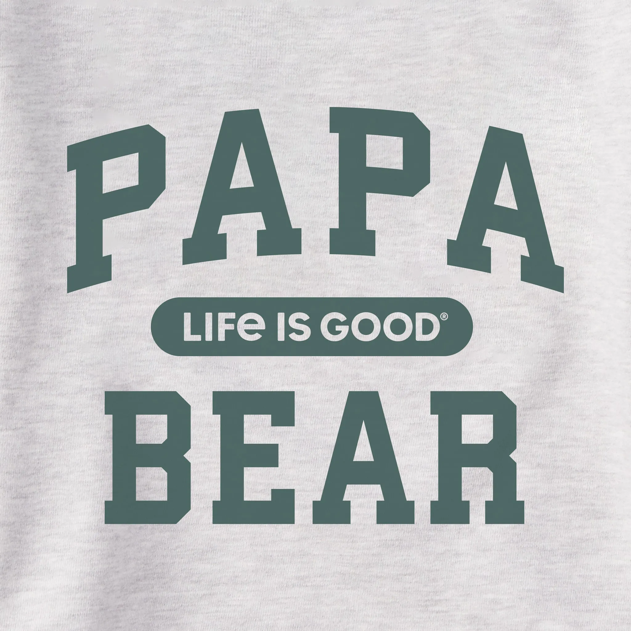 Men's Papa Bear Arch Simply True Fleece Crew sold by Life is Good product image thumbnail 2