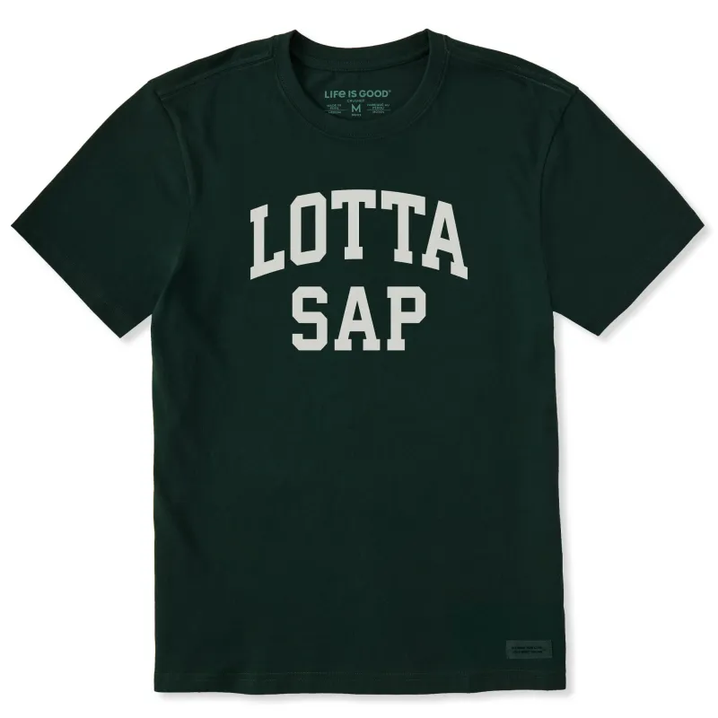 Men's Lotta Sap Arch Short Sleeve Crusher Tee sold by Life is Good