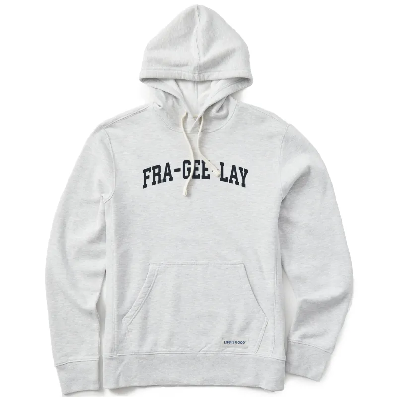 Men's Fra-Gee-Lay Arch Simply True Fleece Hoodie sold by Life is Good