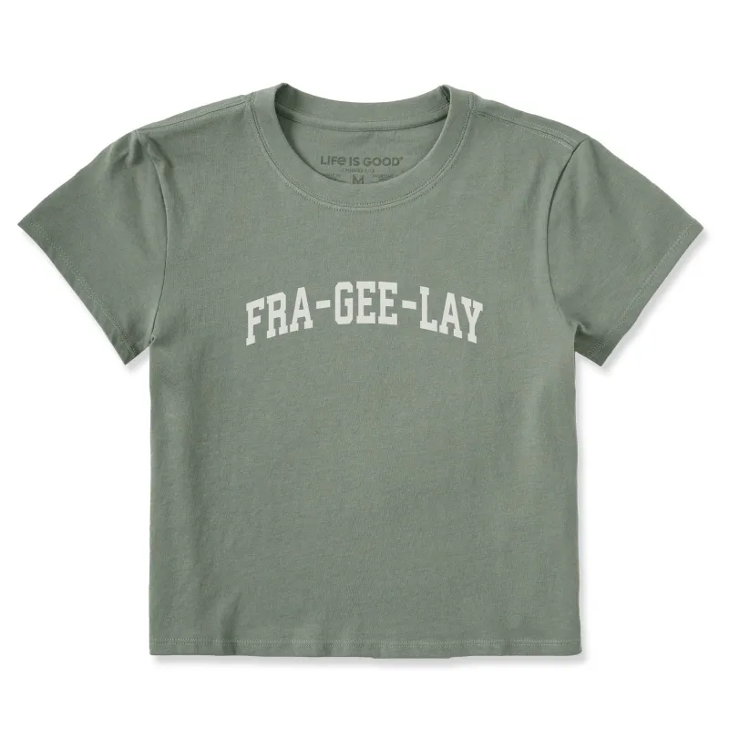 Women's Fra-Gee-Lay Arch Crusher-LITE Shrunken Tee sold by Life is Good
