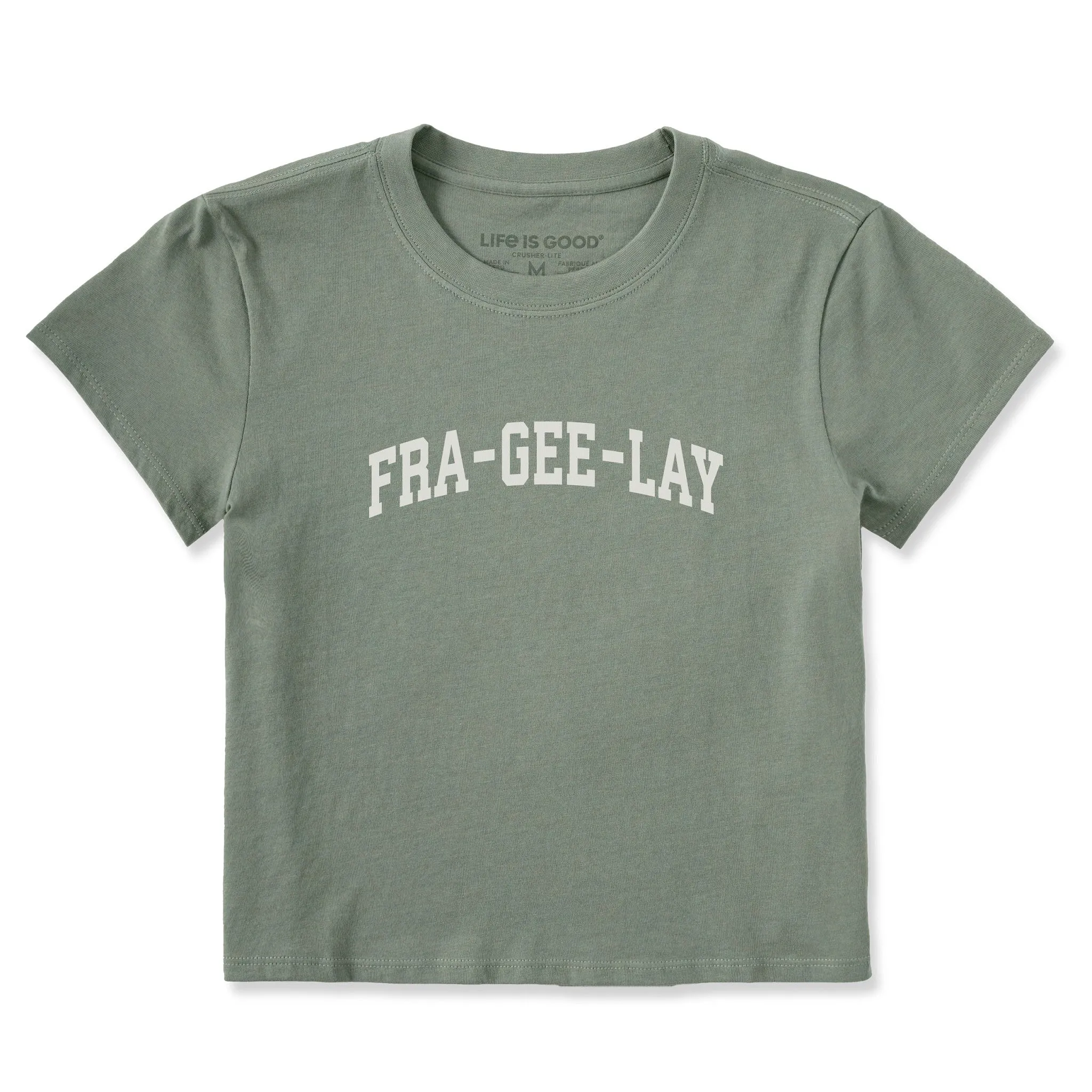Women's Fra-Gee-Lay Arch Crusher-LITE Shrunken Tee sold by Life is Good