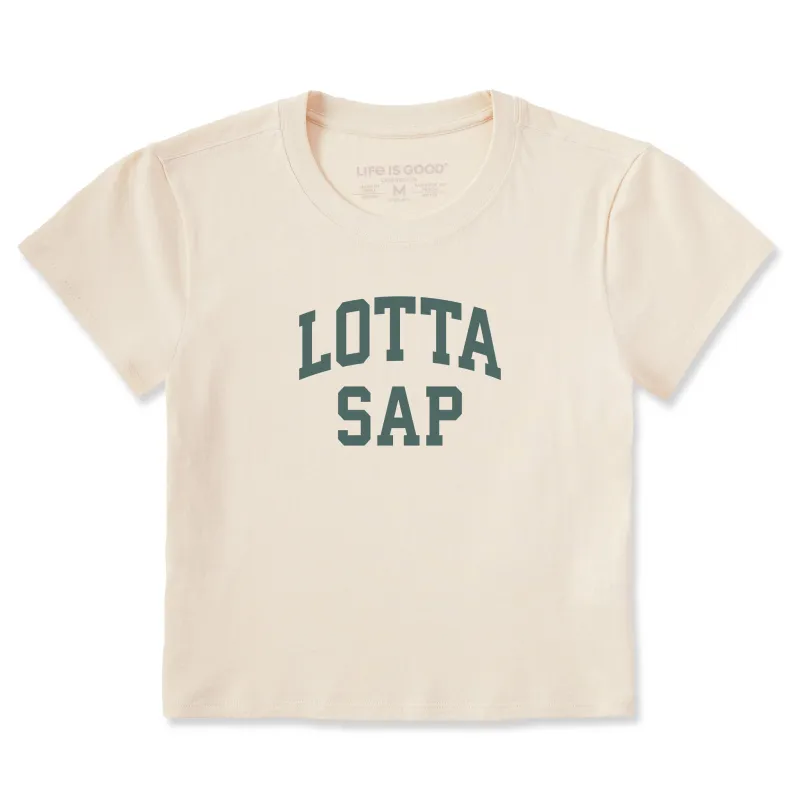 Women's Lotta Sap Arch Crusher-LITE Shrunken Tee sold by Life is Good