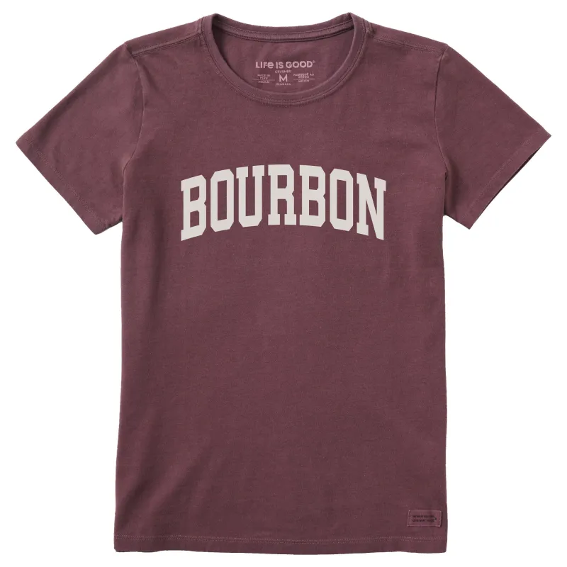 Women's Bourbon Arch Short Sleeve Crusher Tee sold by Life is Good