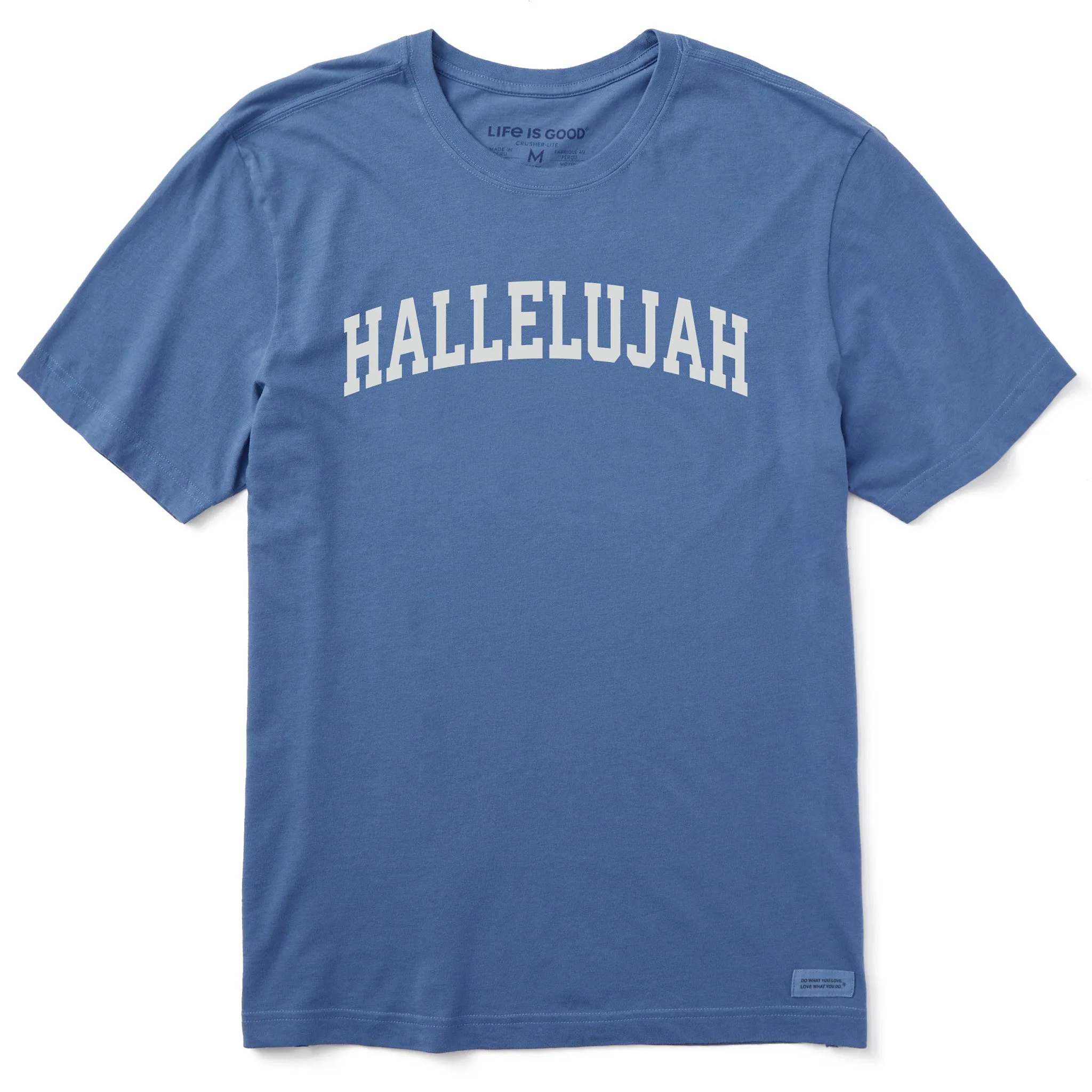 Men's Hallelujah Arch Short Sleeve Crusher Tee sold by Life is Good